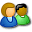 A man and a woman